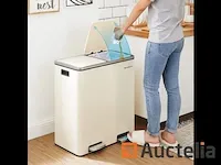 Dubbel compartiment vuilnisbakken 2 x 30l - afbeelding 8 van  8