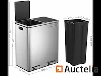 Dubbel compartiment vuilnisbakken 2 x 30l - afbeelding 6 van  9