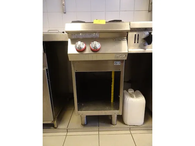 Dubbel inox gasbekken angelo po - afbeelding 1 van  6