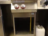 Dubbel inox gasbekken angelo po