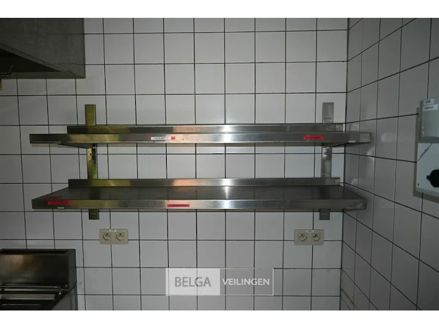 Dubbel inox rek - afbeelding 2 van  5