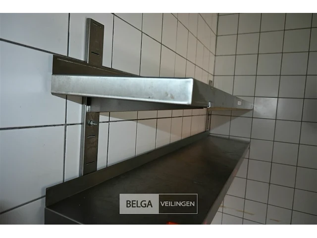 Dubbel inox rek - afbeelding 4 van  5