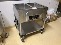 Dubbel rvs bain-marie toestel hupfer - afbeelding 1 van  5