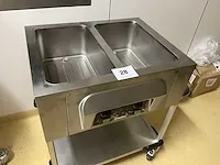 Dubbel rvs bain-marie toestel hupfer - afbeelding 2 van  5