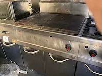 Dubbel rvs kookgasvuur/keukencombinatie rosinox - afbeelding 2 van  19