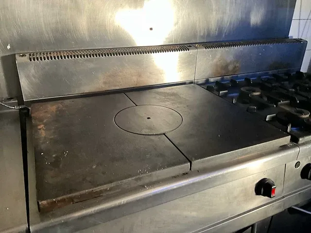 Dubbel rvs kookgasvuur/keukencombinatie rosinox - afbeelding 4 van  19
