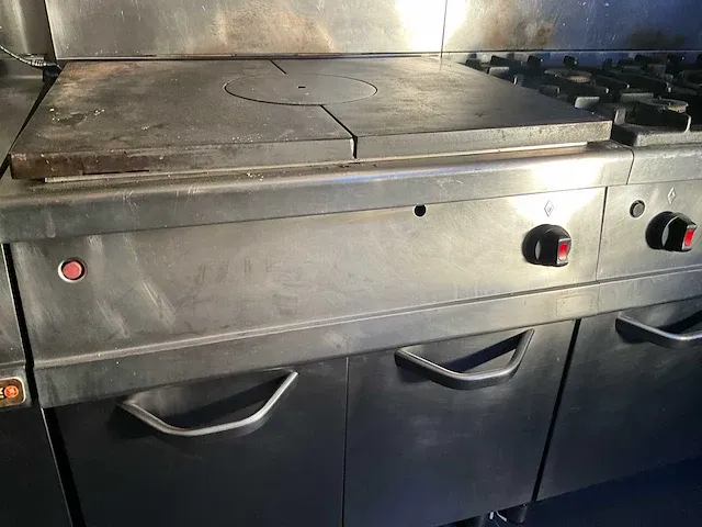 Dubbel rvs kookgasvuur/keukencombinatie rosinox - afbeelding 5 van  19