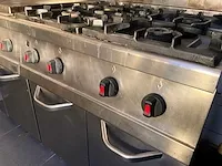 Dubbel rvs kookgasvuur/keukencombinatie rosinox - afbeelding 8 van  19
