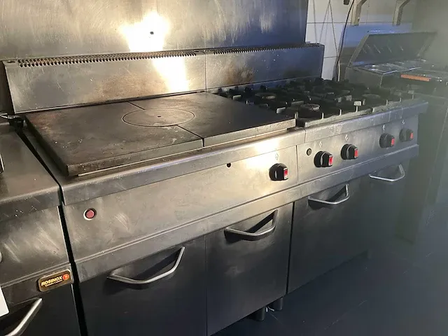 Dubbel rvs kookgasvuur/keukencombinatie rosinox - afbeelding 9 van  19