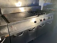 Dubbel rvs kookgasvuur/keukencombinatie rosinox - afbeelding 9 van  19