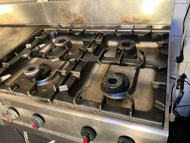 Dubbel rvs kookgasvuur/keukencombinatie rosinox - afbeelding 15 van  19