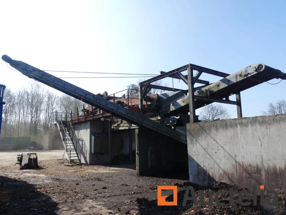 Dubbel sterscherm, spoel
