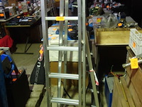 Dubbel trapladder 2 x 6 treden - afbeelding 2 van  2