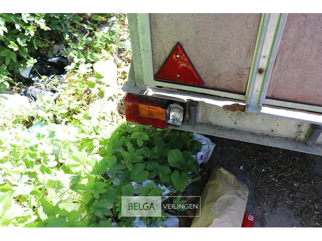Dubbelas aanhangwagen geremd - afbeelding 5 van  14