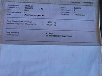 Dubbelas aanhangwagen geremd - afbeelding 6 van  14