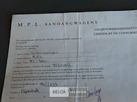 Dubbelas aanhangwagen geremd - afbeelding 8 van  14