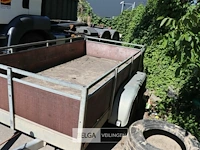 Dubbelas aanhangwagen geremd - afbeelding 12 van  14