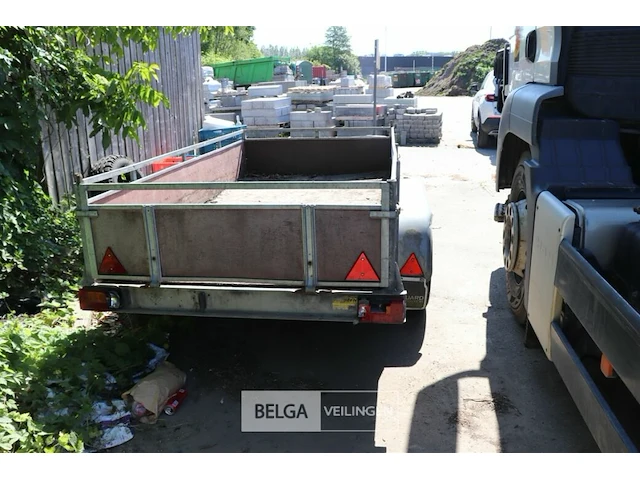 Dubbelas aanhangwagen geremd - afbeelding 14 van  14