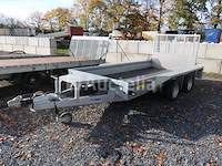 Dubbelassige aanhangwagen dragende machine met laadklep ifor williams 2hb (vin:sckd00000n0805155) - afbeelding 18 van  22