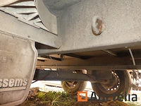 Dubbelassige aanhangwagen + pvc silo en geluid, container - afbeelding 10 van  21