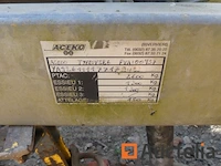 Dubbelassige aanhangwagen + pvc silo en geluid, container - afbeelding 11 van  21