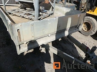 Dubbelassige aanhangwagen + pvc silo en geluid, container - afbeelding 12 van  21
