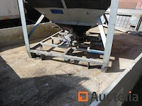 Dubbelassige aanhangwagen + pvc silo en geluid, container - afbeelding 16 van  21