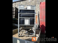 Dubbelassige aanhangwagen + pvc silo en geluid, container - afbeelding 17 van  21