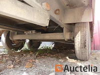 Dubbelassige aanhangwagen + pvc silo en geluid, container - afbeelding 19 van  21