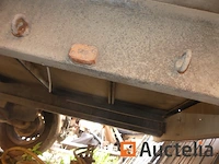 Dubbelassige aanhangwagen + pvc silo en geluid, container - afbeelding 20 van  21