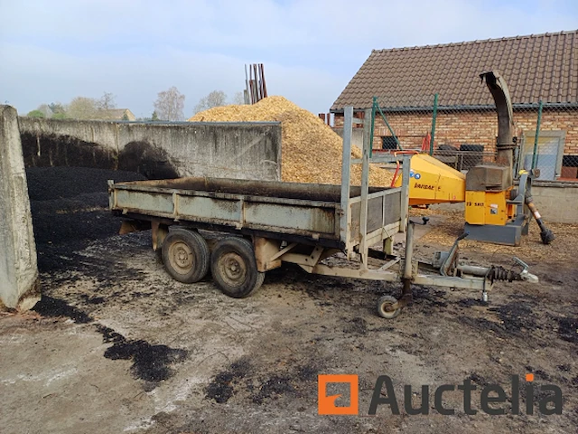 Dubbelassige aanhangwagen - afbeelding 2 van  2
