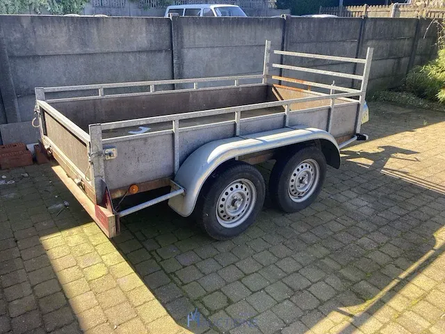 Dubbelassige aanhangwagen - afbeelding 2 van  7