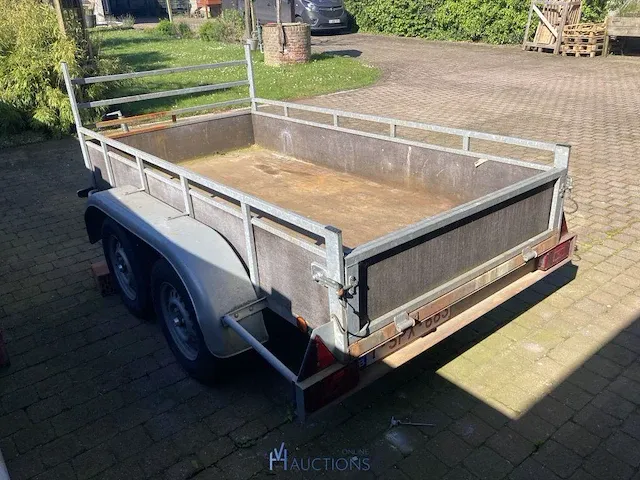 Dubbelassige aanhangwagen - afbeelding 3 van  7