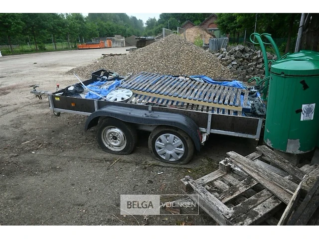 Dubbelassige aanhangwagen - afbeelding 2 van  6