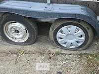 Dubbelassige aanhangwagen - afbeelding 3 van  6