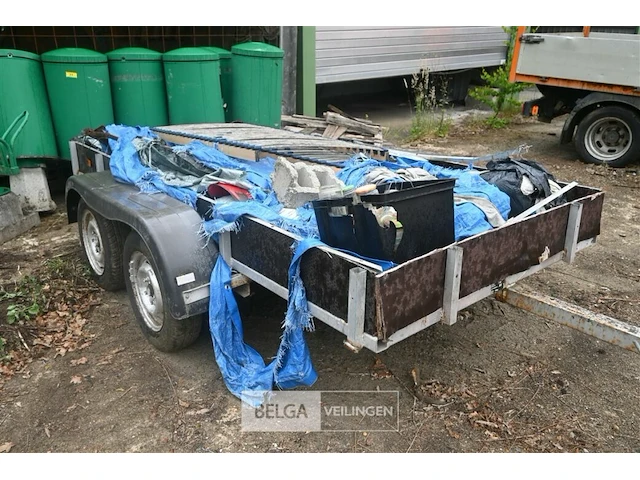 Dubbelassige aanhangwagen - afbeelding 5 van  6