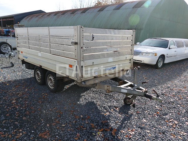 Dubbelassige dieplader met meyer zijwanden en verlengstukken - afbeelding 1 van  16