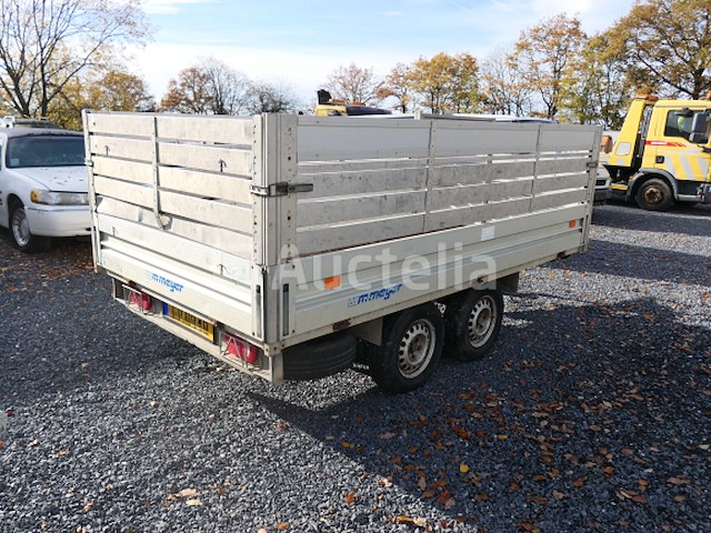 Dubbelassige dieplader met meyer zijwanden en verlengstukken - afbeelding 10 van  16