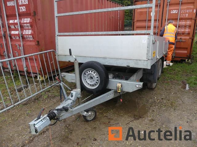 Dubbelassige dumptrailer bw trailers o2t - afbeelding 1 van  15