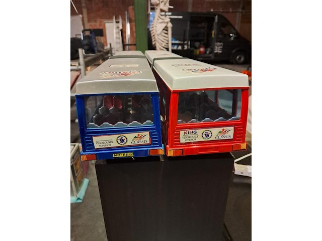 Dubbeldekker bussen 2 stuks (620 mm ) - afbeelding 3 van  6