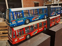 Dubbeldekker bussen 2 stuks (620 mm ) - afbeelding 4 van  6