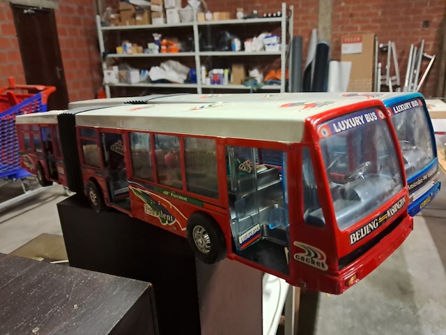 Dubbeldekker bussen 2 stuks (620 mm ) - afbeelding 5 van  6