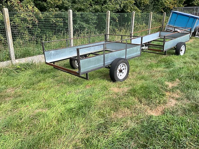 Dubbele aanhangwagen 750kg - afbeelding 4 van  9