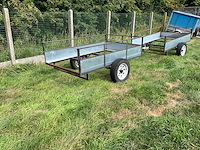 Dubbele aanhangwagen 750kg - afbeelding 4 van  9
