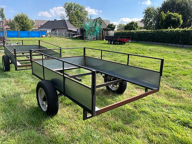 Dubbele aanhangwagen 750kg - afbeelding 5 van  9