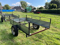 Dubbele aanhangwagen 750kg - afbeelding 5 van  9