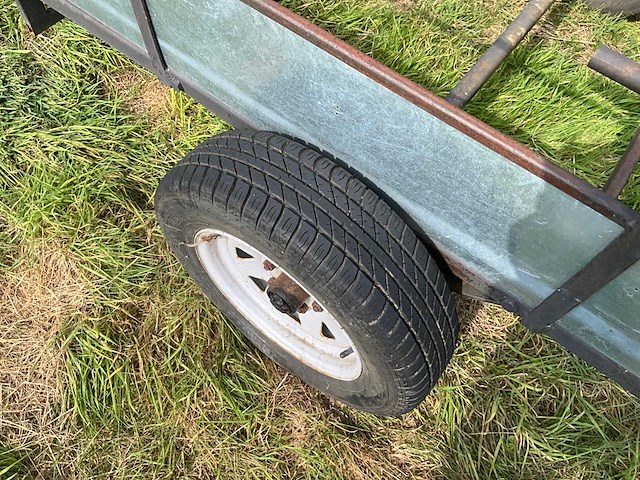 Dubbele aanhangwagen 750kg - afbeelding 9 van  9