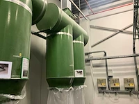 Dubbele afvalinstallatie/balans