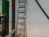 Dubbele alu ladder - afbeelding 1 van  3