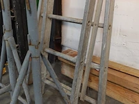 Dubbele alu ladder - afbeelding 2 van  3